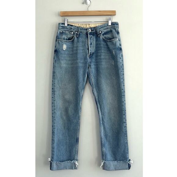 rag & bone Rosa Mid-Rise Boyfriend in Old Ridge - Picture 5 of 12